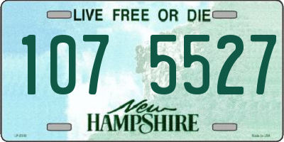 NH license plate 1075527