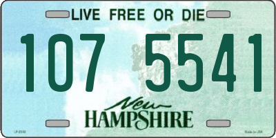 NH license plate 1075541