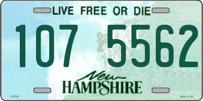 NH license plate 1075562