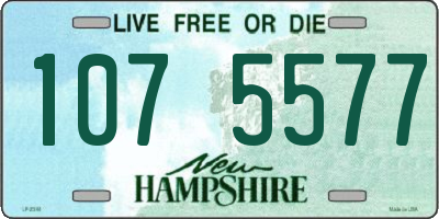 NH license plate 1075577