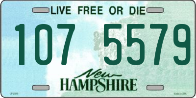 NH license plate 1075579