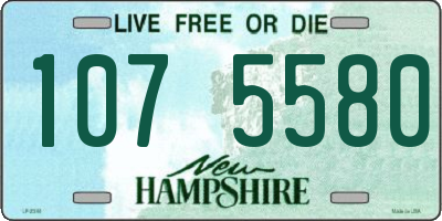 NH license plate 1075580