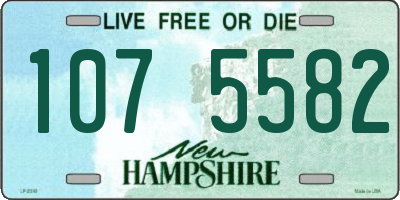 NH license plate 1075582