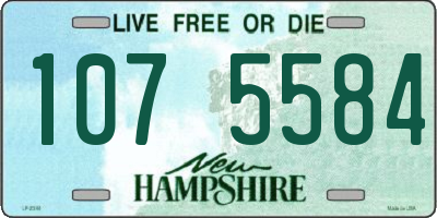NH license plate 1075584