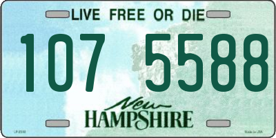 NH license plate 1075588