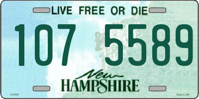 NH license plate 1075589