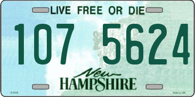 NH license plate 1075624