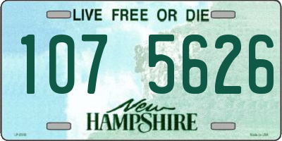 NH license plate 1075626