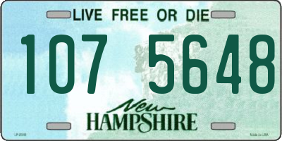 NH license plate 1075648