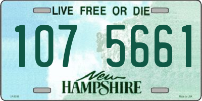 NH license plate 1075661