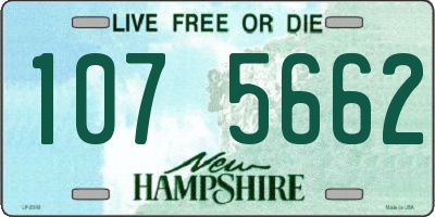 NH license plate 1075662