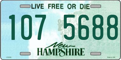 NH license plate 1075688