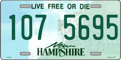NH license plate 1075695