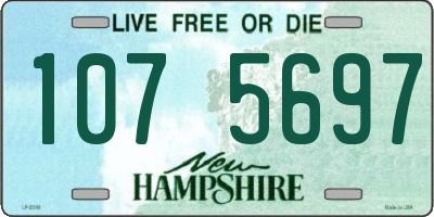 NH license plate 1075697