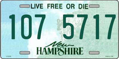 NH license plate 1075717