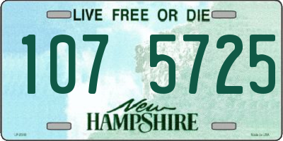 NH license plate 1075725