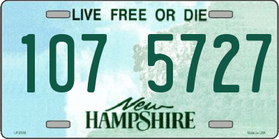 NH license plate 1075727