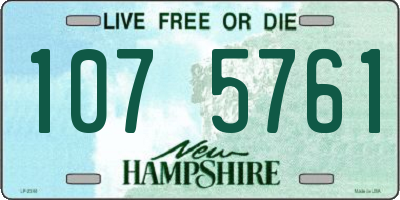 NH license plate 1075761