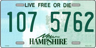 NH license plate 1075762