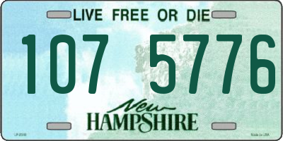 NH license plate 1075776