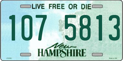 NH license plate 1075813