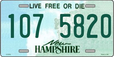 NH license plate 1075820