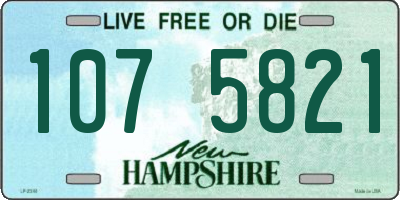NH license plate 1075821