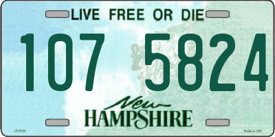 NH license plate 1075824