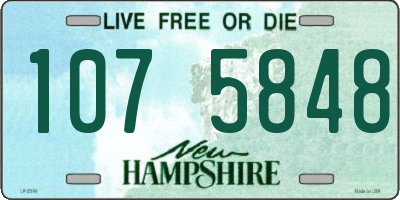NH license plate 1075848