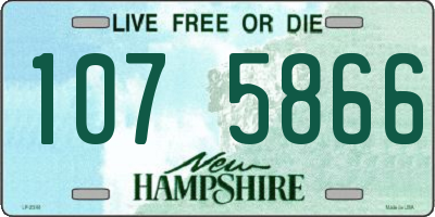 NH license plate 1075866