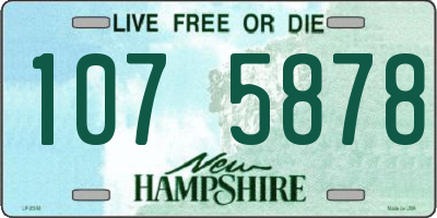 NH license plate 1075878