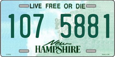 NH license plate 1075881