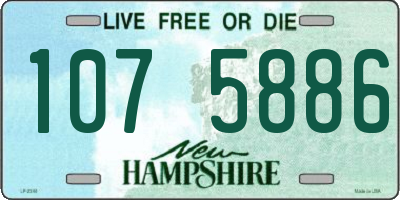 NH license plate 1075886