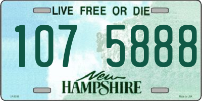 NH license plate 1075888