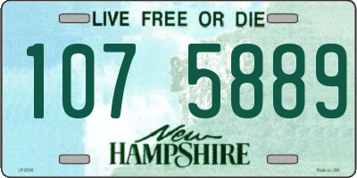 NH license plate 1075889