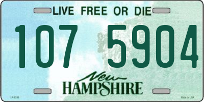 NH license plate 1075904