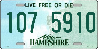 NH license plate 1075910