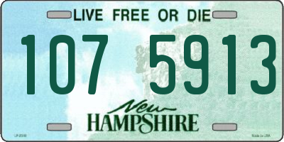 NH license plate 1075913