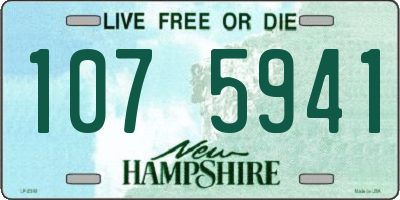 NH license plate 1075941