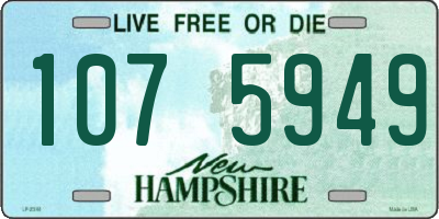 NH license plate 1075949