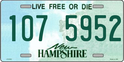 NH license plate 1075952