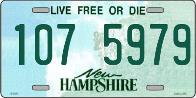 NH license plate 1075979