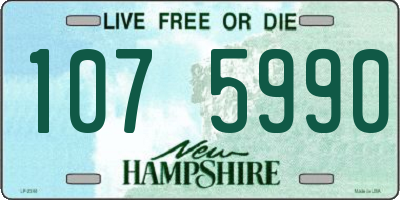 NH license plate 1075990