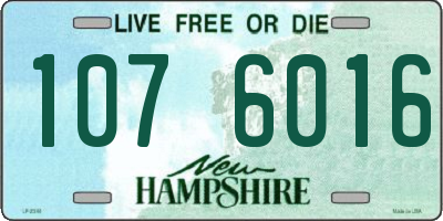NH license plate 1076016