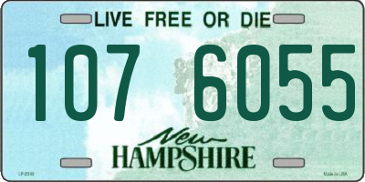 NH license plate 1076055
