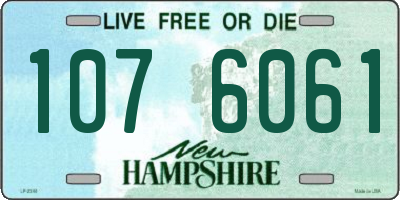NH license plate 1076061