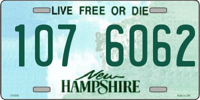 NH license plate 1076062