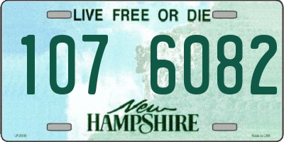NH license plate 1076082