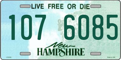 NH license plate 1076085