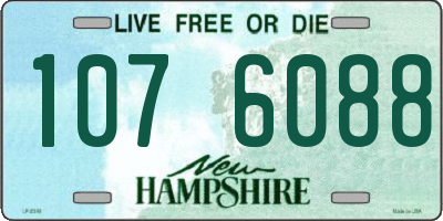 NH license plate 1076088
